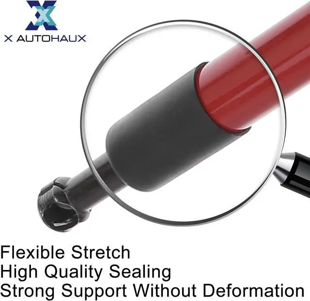 Alt view image 6 of 7 - Car Tailgate Lift Support Rear Gate Gas Struts Spring Black Set for Dodge for Ram 1500 2500 3500 2009-2018