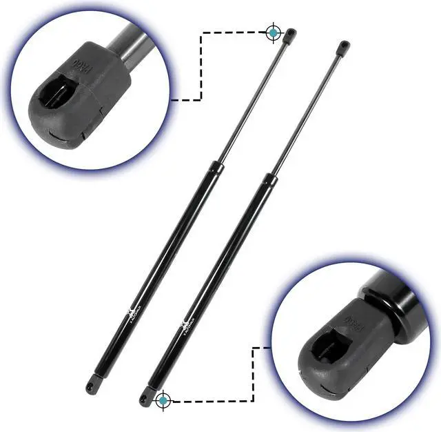Alt view image 3 of 5 - 2pcs Rear Trunk Lift Supports Struts Shocks Gas Spring 68905-AE013 for Toyota Sienna 2001-2010