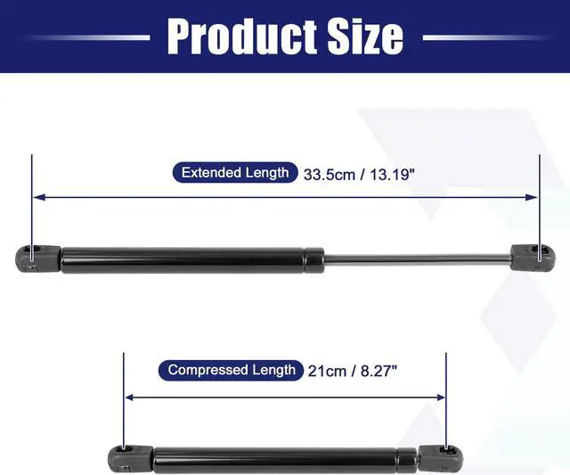 Alt view image 3 of 6 - 2pcs Front Hood Lift Supports Struts Shocks Gas Spring 6L2Z16C826AA for Ford Explorer 2002-2010