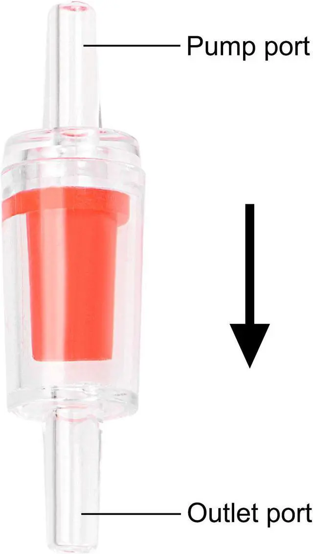 Alt view image 3 of 4 - Silicone Tubing 4mm ID 6mm(1/4") OD 5m Aquarium Pump Air Hose Water Pipe Silicone Rubber Tube Clear with Check Valves