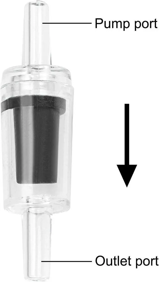 Alt view image 3 of 4 - Silicone Tubing 4mm ID 6mm(1/4") OD 2.5m Aquarium Pump Air Hose Water Pipe Silicone Rubber Tube Clear with Check Valves