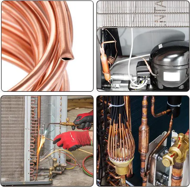 Alt view image 4 of 7 - Refrigeration Tubing 1.8mm OD x 0.8mm ID x 19.5Ft Length Copper Tubing Coil