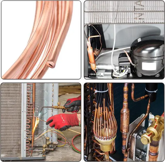 Alt view image 4 of 4 - Refrigeration Tubing 9/128" OD x 1/32" ID x 6.5Ft Length Copper Tubing Coil