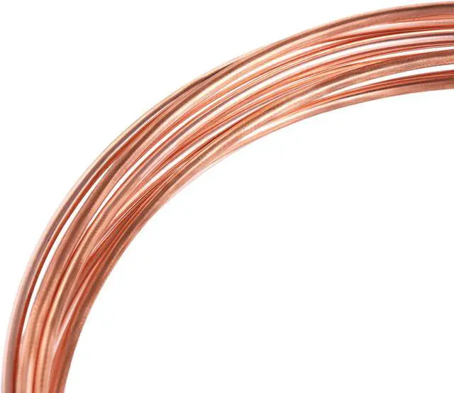 Alt view image 3 of 4 - Refrigeration Tubing 9/128" OD x 1/32" ID x 9.8Ft Length Copper Tubing Coil