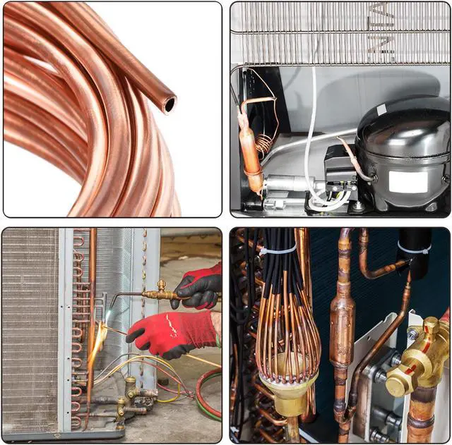 Alt view image 4 of 4 - Refrigeration Tubing 3.5mm OD x 2.5mm ID x 24.5Ft Length Copper Tubing Coil