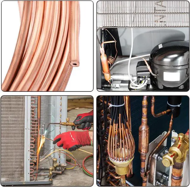 Alt view image 4 of 4 - Refrigeration Tubing 1.6mm OD x 0.6mm ID x 19.5Ft Length Copper Tubing Coil