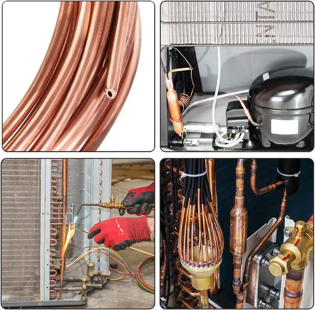 Alt view image 4 of 4 - Refrigeration Tubing 2.2mm OD x 1.2mm ID x 24.5Ft Length Copper Tubing Coil