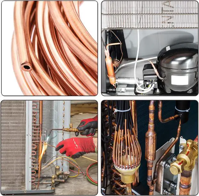 Alt view image 4 of 4 - Refrigeration Tubing 2.5mm OD x 1.5mm ID x 19.5Ft Length Copper Tubing Coil