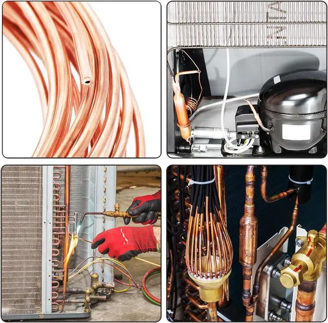 Alt view image 4 of 4 - Refrigeration Tubing 1.6mm OD x 0.6mm ID x 24.5Ft Length Copper Tubing Coil