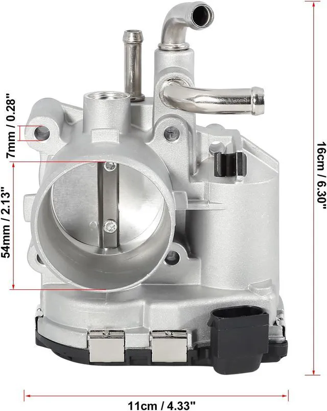 Alt view image 2 of 6 - 35100-03200 Electronic Throttle Body Assembly for Hyundai Veloster FS 1.6 GDI 2011-2021