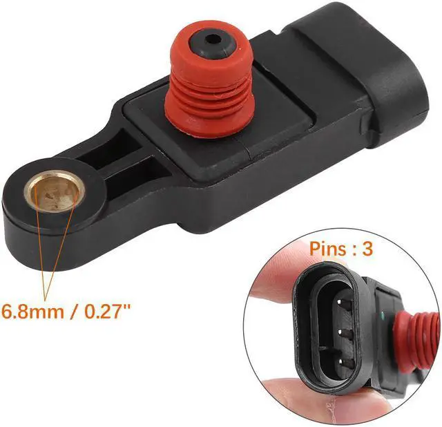 Alt view image 7 of 7 - Car Manifold Intake Air Absolute Pressure Map Sensor 96325870 ADG07419C for 2005 Chevrolet Matiz