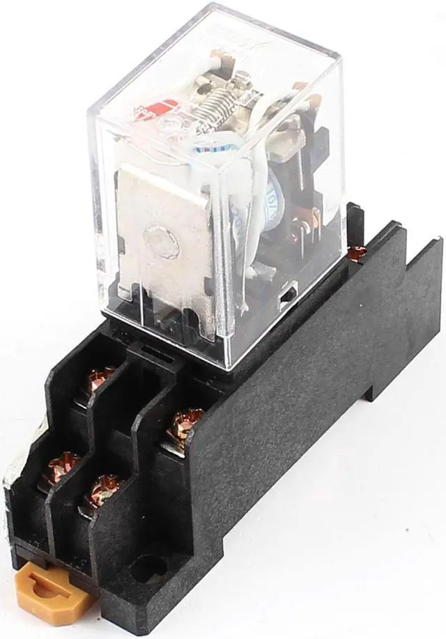 Main image of AC 110/120V Coil DPDT 8 Pin General Purpose Power Relay w Socket