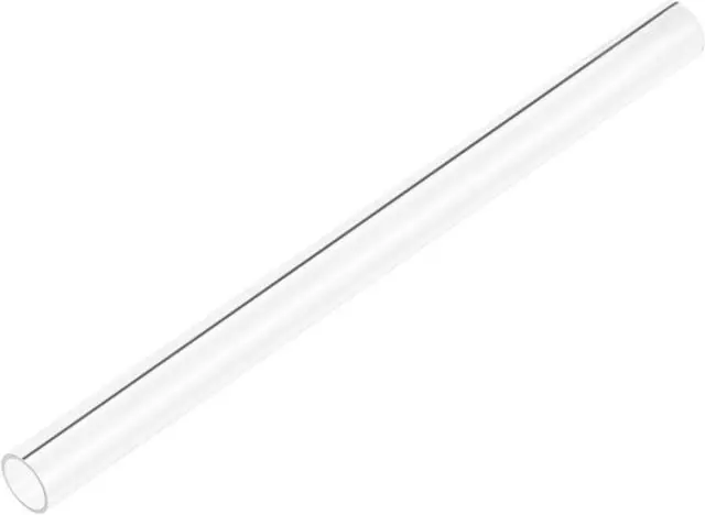 Alt view image 5 of 5 - Clear Rigid Acrylic Pipe 26mm ID x 30mm OD x 0.5m, 2mm Wall Round Tube