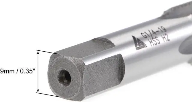 Alt view image 4 of 6 - G1/4-19 Pipe Thread Tap Right Hand Machine Tap HSS Uncoated Straight Flute