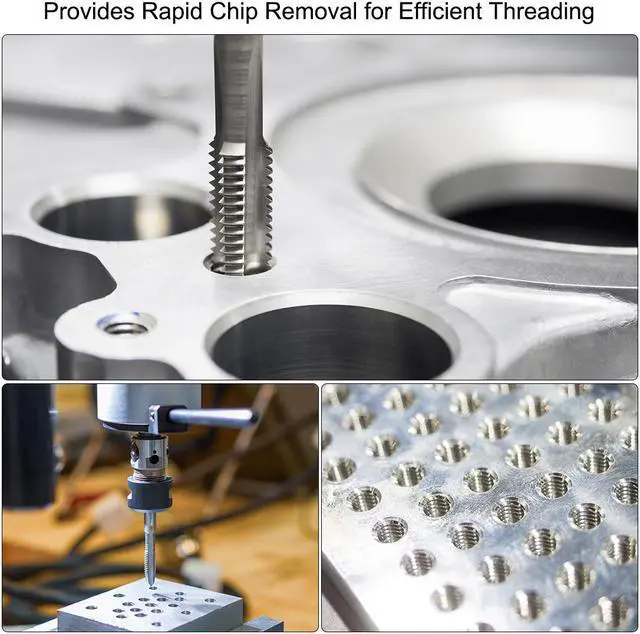 Alt view image 6 of 6 - G1/4-19 Pipe Thread Tap Right Hand Machine Tap HSS Uncoated Straight Flute