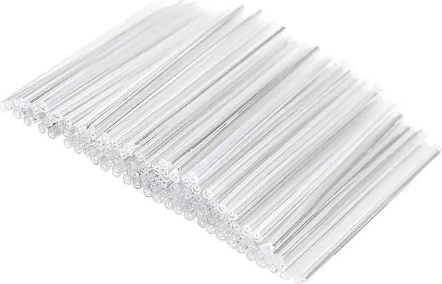 Main image of 30mm 1.5mm OD Fiber Optic Sleeves, 2 Ends Pre-Shrunk Fiber Optic Fusion Splice Tube Protector Sleeves, Clear Heat Shrinkable Tubing 100pcs
