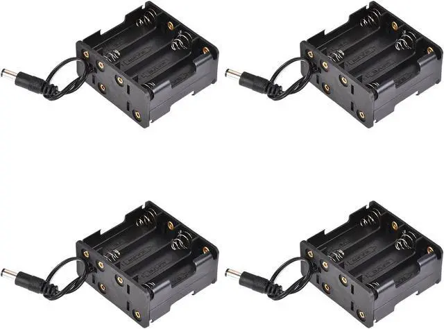 Main image of Battery Case Storage Box 8 Slots x 1.5V DC Connector Wired Lead for 8 x AA Battery 4Pcs