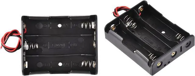 Alt view image 5 of 6 - Battery Case Storage Box 3 Slots x 3.7V 2-Wire Lead for 3 x 18650 Battery 6 Pcs