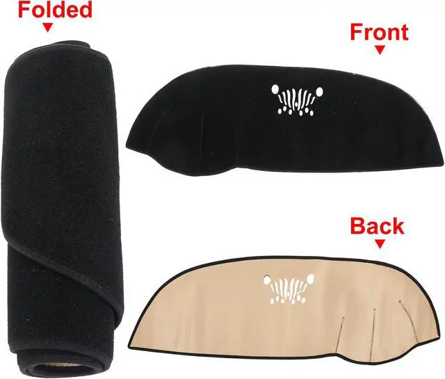Alt view image 5 of 7 - Car Dashboard Cover Nonslip Protector Sunshield Mat Carpet for Kia Sorento 2016 2017 2018 2019 2020