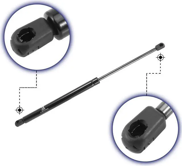 Alt view image 4 of 7 - 2pcs 20inch 120Lb Black Universal Gas Spring Shock Lift Supports Gas Struts for RV Car Boat