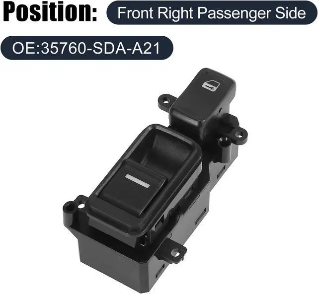 Alt view image 2 of 7 - 35760-SDA-A21 Car Power Window Switch for Honda Odyssey 2005 2006 2007 2008