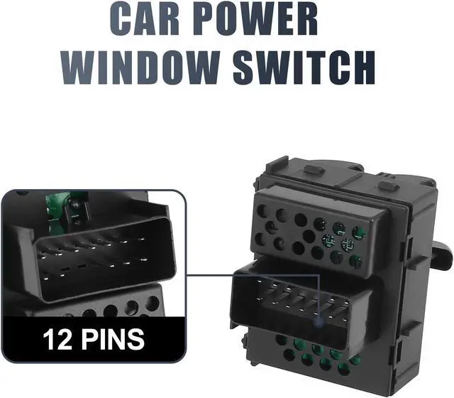 Alt view image 4 of 7 - 68156217AB Car Power Window Switch for Jeep Wrangler 4 Door Dash Mounted 2011-2016