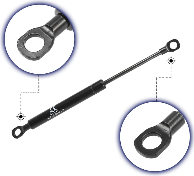 2pcs 10 Inch 24Lbs/107N Black Universal Lift Supports Struts Shocks Gas ...