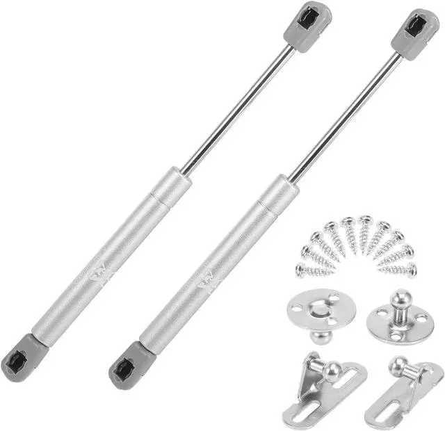 Main image of 2pcs 10inch 45N/10Lb Silver Tone Universal Gas Spring Shock Lift Supports Gas Struts for RV Car Boat