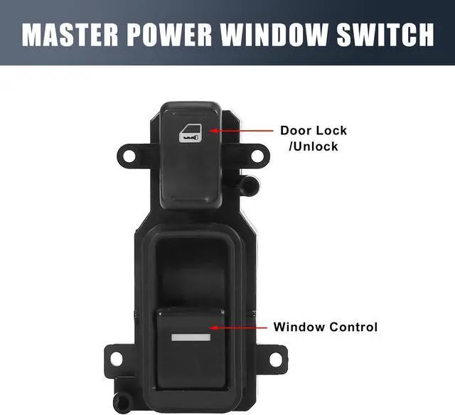 Alt view image 3 of 7 - 35760-SDA-A21 Car Power Window Switch for Honda Odyssey 2005 2006 2007 2008