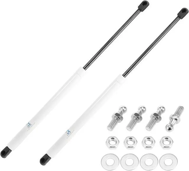 Main image of 2pcs 20inch 120Lb White Universal Gas Spring Shock Lift Supports Gas Struts for RV Car Boat