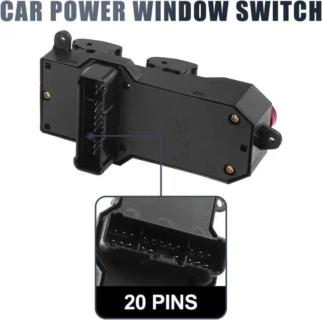 Alt view image 4 of 7 - 35750-S5A-A02ZA 35750-SAA-G12 Car Power Window Switch for Honda Civic 2001-2005 for Honda CR-V 2002-2006