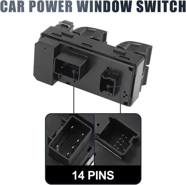 Alt view image 4 of 7 - 20945224 Car Power Window Switch for GMC Acadia 2007 2008 2009 2010 2011 2012 2013 2014 2015 2016
