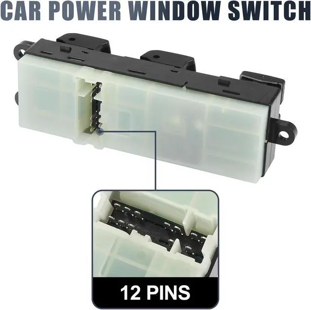 Alt view image 4 of 7 - 25401-EA003 Car Power Window Switch for Nissan Frontier Xterra 2005 2006 2007 2008 2009 2010 2011 2012