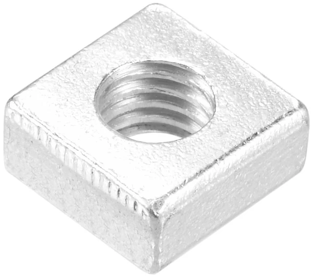 Alt view image 5 of 5 - Square Nuts, M5x9mmx4mm Zinc-Plated Metric Coarse Thread Assortment Kit, 25 Pcs