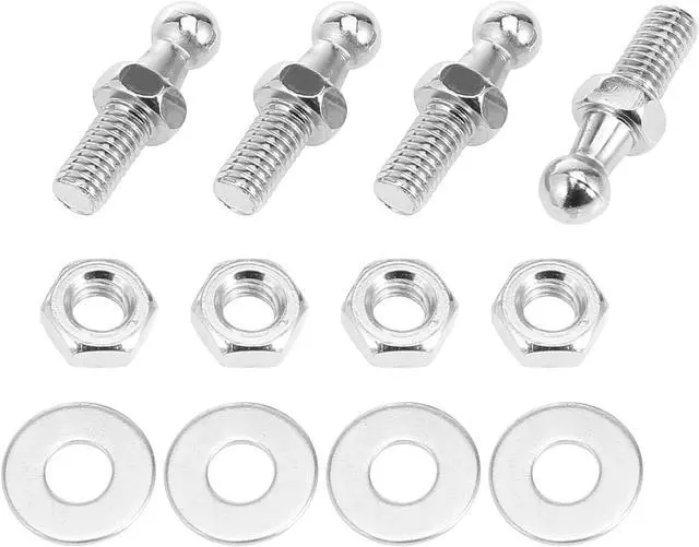 Alt view image 7 of 7 - 2pcs 20inch 100Lb White Universal Gas Spring Shock Lift Supports Gas Struts for RV Car Boat