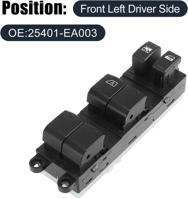 Alt view image 2 of 7 - 25401-EA003 Car Power Window Switch for Nissan Frontier Xterra 2005 2006 2007 2008 2009 2010 2011 2012