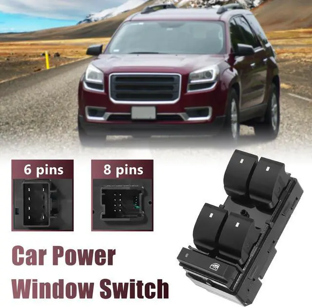 Alt view image 6 of 7 - 20945224 Car Power Window Switch for GMC Acadia 2007 2008 2009 2010 2011 2012 2013 2014 2015 2016
