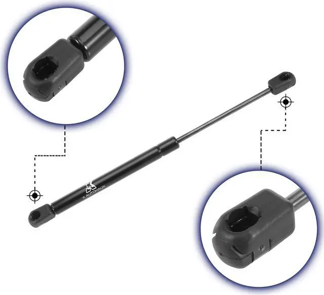 Alt view image 4 of 7 - 2pcs 12inch 40Lb Black Universal Gas Spring Shock Lift Supports Gas Struts for RV Car Boat