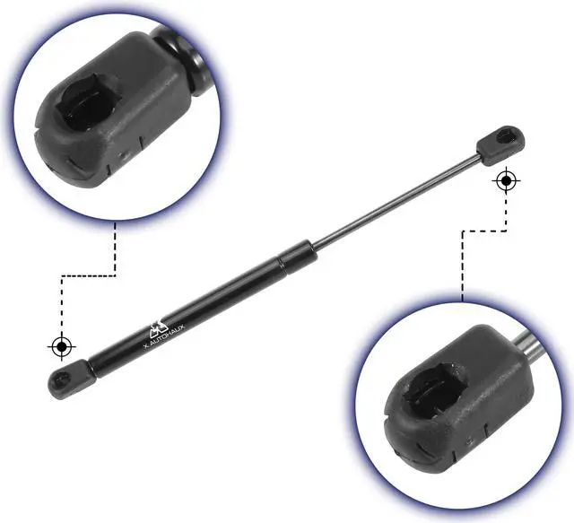 Alt view image 4 of 7 - 2pcs 12inch 24Lb/107N Black Universal Gas Spring Shock Lift Supports Gas Struts for RV Car Boat