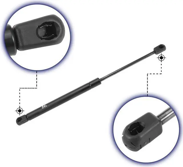 Alt view image 4 of 7 - 2pcs 15inch 24 Lb/107N Black Universal Gas Spring Shock Lift Supports Gas Struts for RV Car Boat