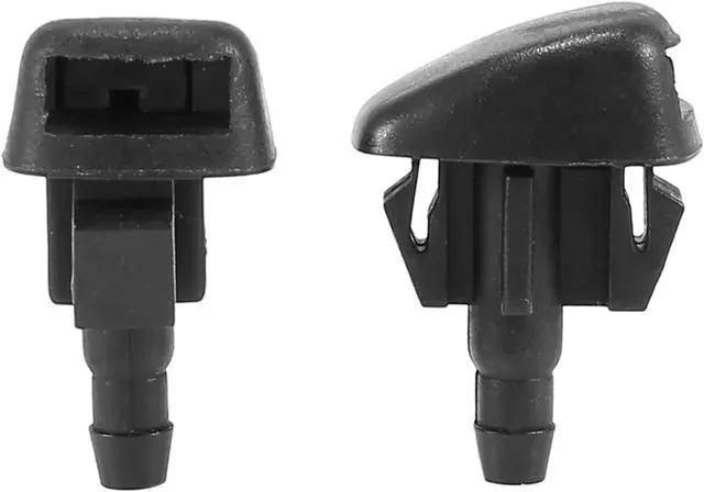 Alt view image 5 of 7 - Front Windshield Washer Nozzles Kit with 2 Meters Windshield Washer Hose and 3 Connectors KD45-67-510 for Mazda 3 5 6 CX-3 CX-5  CX-7 CX-9