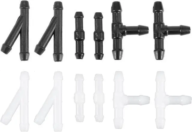 Alt view image 7 of 7 - Windshield Washer Jet Nozzle Hose Tube Kit 3 Meters Washer Fluid Hose and 12 Connectors for Universal Car SUV Pickup Auto Vehicles