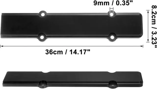 Alt view image 2 of 6 - Black Engine Valve Spark Plug Cover for Honda Civic 1999-2000 for B16 for B18 for VTEC