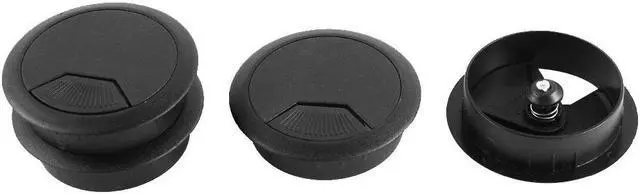 Main image of 4Pcs 50mm Mounting Hole Diameter Computer Desk Table Counter Top Wire Grommets