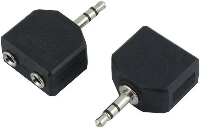 Main image of Unique Bargains 3.5mm 1 to 2 F/M Audio Splitter Adapter Converter 2 Pcs