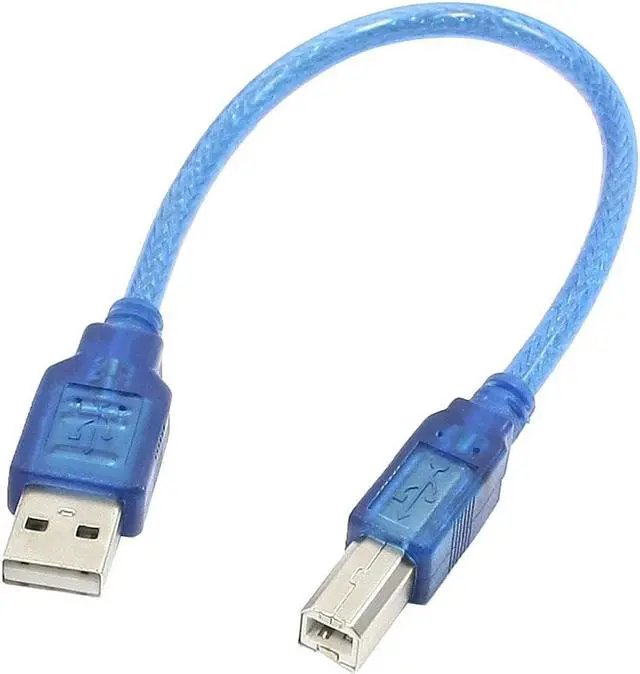 Main image of Unique Bargains Type A Computer USB2.0 Male to Printer Type B Male Adapter Cable 30cm Length
