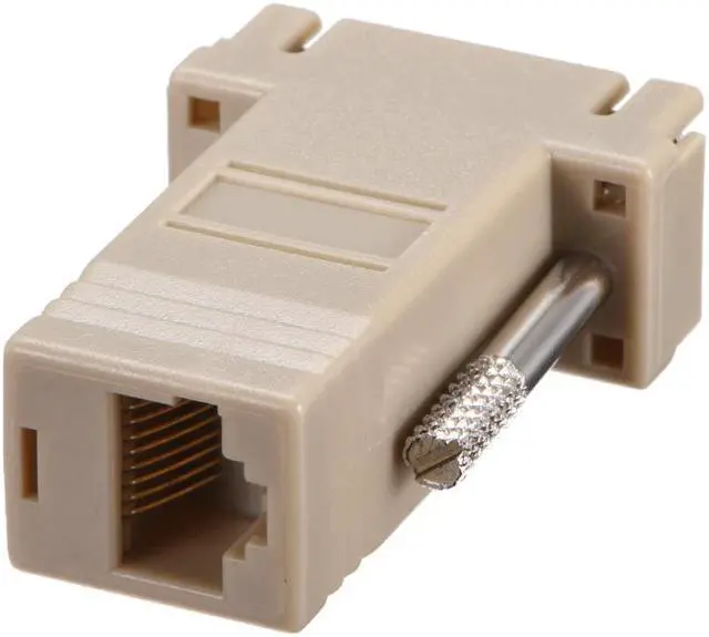 Alt view image 4 of 4 - VGA Extender to RJ45 Network Cable Adapter DB15 Female Port to RJ45 Female Enternet for Multimedia Video