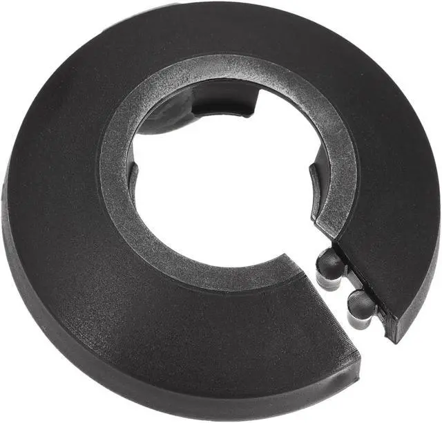 Main image of Pipe Cover Decoration, 20mm PP Plastic Radiator Escutcheon Water Pipe Drain Line Cover Black 10pcs