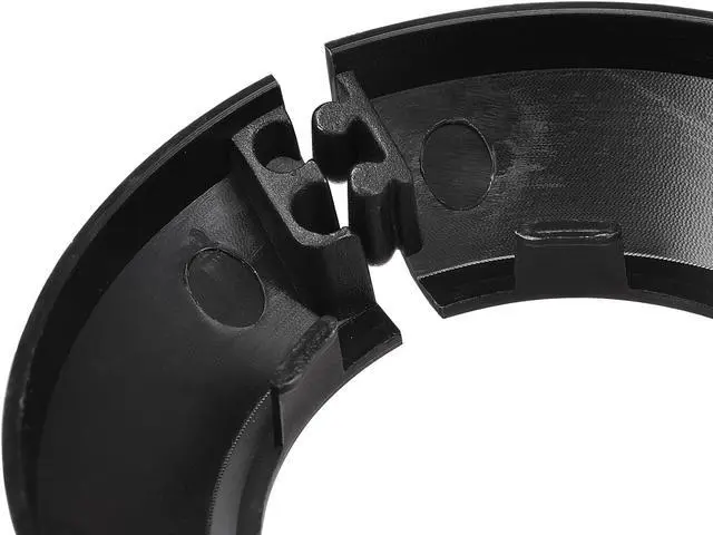 Alt view image 6 of 7 - Pipe Cover Decoration, 20mm PP Plastic Radiator Escutcheon Water Pipe Drain Line Cover Black 10pcs