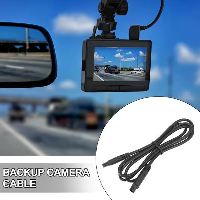 Alt view image 2 of 5 - 5 Pin 3ft 1m Backup Camera Extension Cable Dash Camera Cord Wires Car Rear View Camera